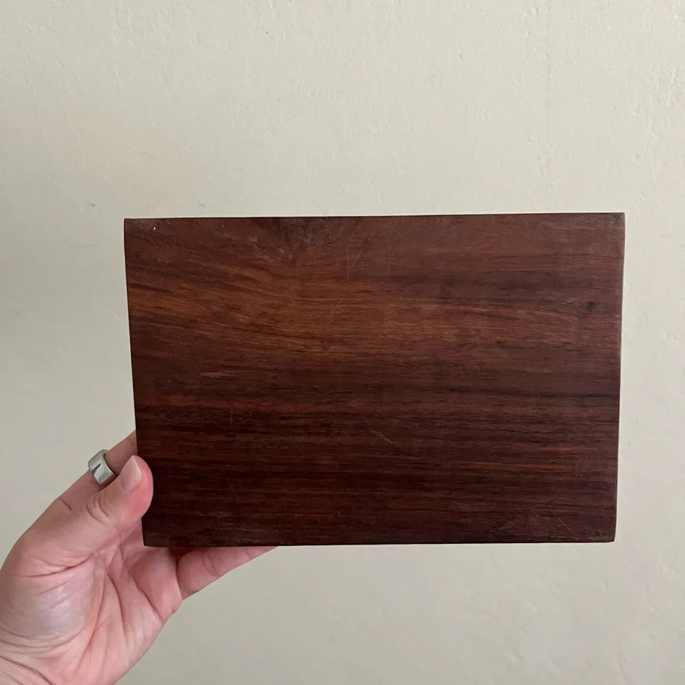 Carved Wood Indian Tea Box